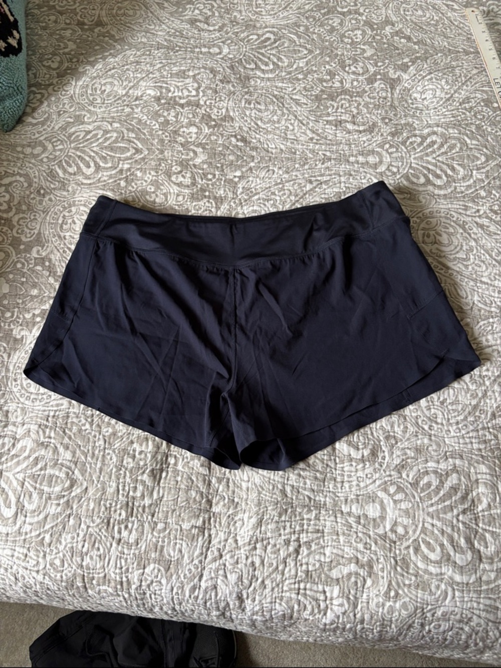 Eddie Bauer Navy Performance Stretch Running Shorts